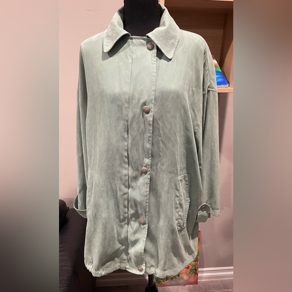 Jones New‎ York Mint Suede Coat